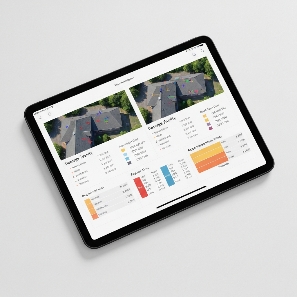 Professional online inspection report with charts and images